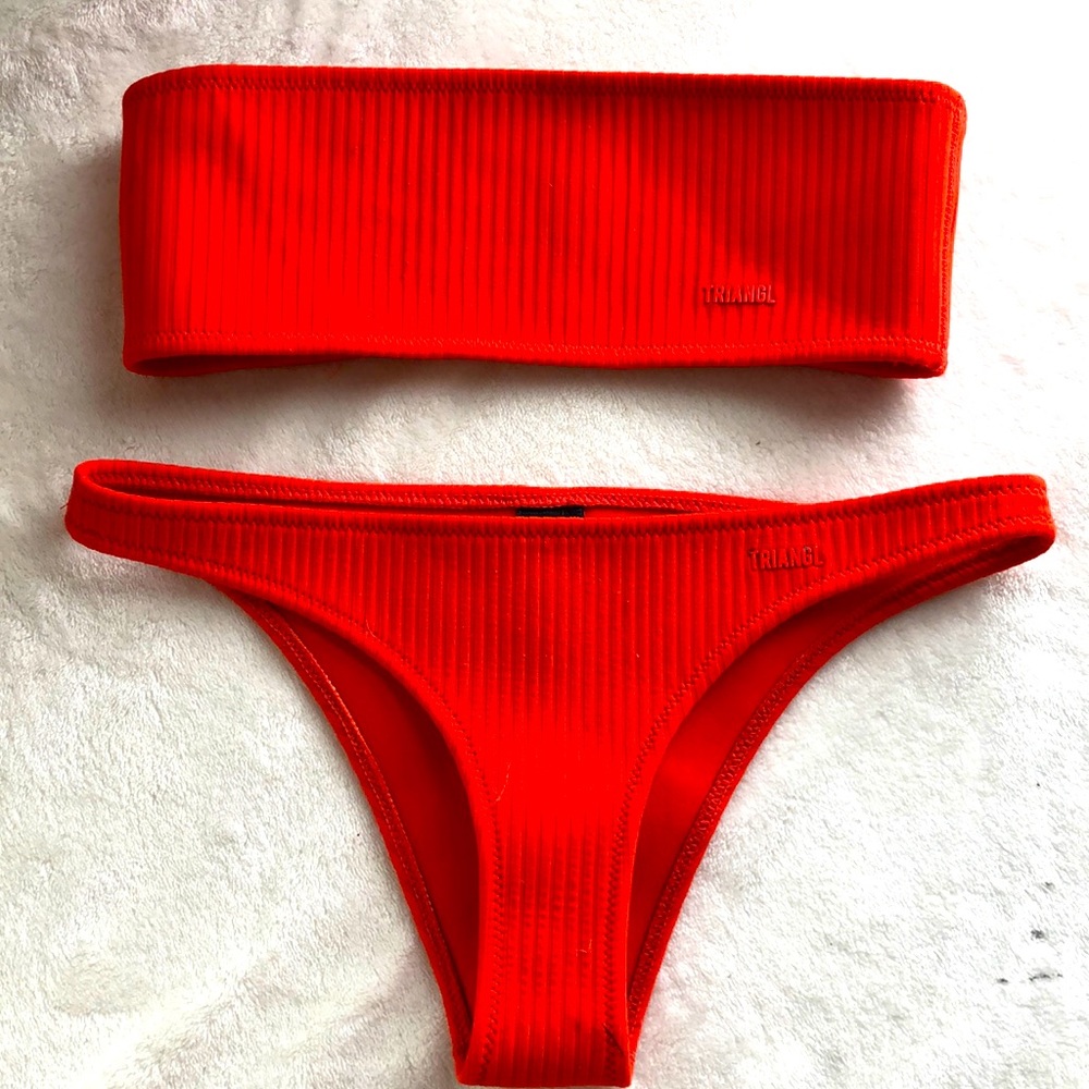 Triangl Neoprene Bikini With Matching Backpack